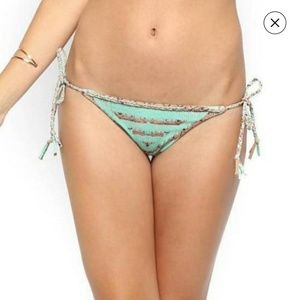 NWT Bettinis Swim Braided Tie Side Bottom